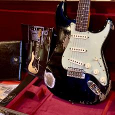Fender Custom Shop Fender C/S  1962 Stratocaster Black Heavy Relic ≒3.56kg #CZ590193_10