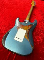 Fender Custom Shop 1961 Stratocaster Super Heavy Relic -Aged Lake Placid Blue over 3-Color Sunburst- #CZ591051 ≒3.44kg_6
