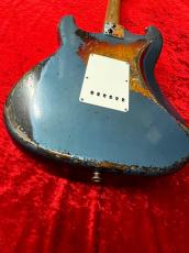 Fender Custom Shop 1961 Stratocaster Super Heavy Relic -Aged Lake Placid Blue over 3-Color Sunburst- #CZ591051 ≒3.44kg_7