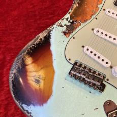 Fender Custom Shop 【激シブマルチレイヤー】Fender C/S 1961 Strat Super Heavy Relic ASRFG/3TSB#CZ591008【3.31kg】_3