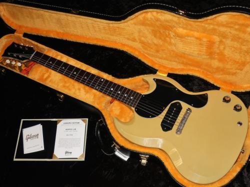 Gibson Custom Shop Murphy Lab 1963 SG Junior Lightning Bar Ultra Light Aged PSL : TV Yellow