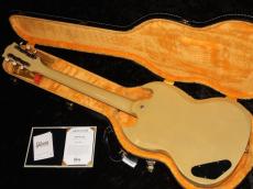 Gibson Custom Shop Murphy Lab 1963 SG Junior Lightning Bar Ultra Light Aged PSL : TV Yellow_2