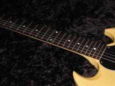 Gibson Custom Shop Murphy Lab 1963 SG Junior Lightning Bar Ultra Light Aged PSL : TV Yellow_5
