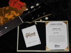 Gibson Custom Shop Murphy Lab 1963 SG Junior Lightning Bar Ultra Light Aged PSL : TV Yellow_11
