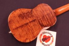 KIWAYA Kiwaya KPC-F HK Curly Hawaiian Koa Long-neck Soprano Ukulele #5641_3