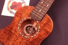 KIWAYA Kiwaya KPC-F HK Curly Hawaiian Koa Long-neck Soprano Ukulele #5641_2