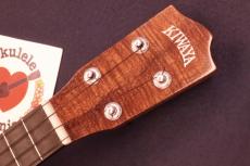 KIWAYA Kiwaya KPC-F HK Curly Hawaiian Koa Long-neck Soprano Ukulele #5641_7