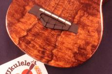 KIWAYA Kiwaya KPC-F HK Curly Hawaiian Koa Long-neck Soprano Ukulele #5641_8