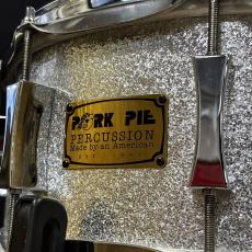 PORK PIE Maple 8 ply Snare [Silver Sparkle Warp]_2