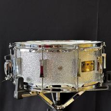 PORK PIE Maple 8 ply Snare [Silver Sparkle Warp]_4