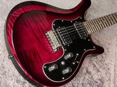Astrum Guitars Aries HH Piezo -Magenta Burst-_4