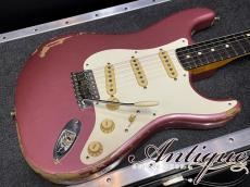 Fender Custom Shop MBS Char 59 Stratocaster 2018 Burgundy Mist /Heavy Relic by Paul Waller 3.31kg “Near-Mint Condition”_4