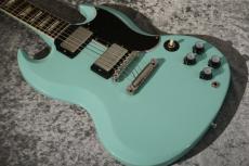 Gibson Custom Shop Limited Run 1961 SG Standard Reissue "Fat Neck" Gloss Kerry Green s/n 202871_4