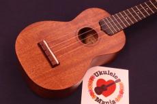 KIWAYA Model "LS" Style "0" Replica (復活) Satin Finish Mahogany Soprano Ukulele #5639