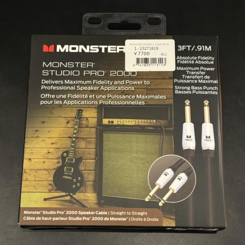 Monster Cable MONSTER STUDIO PRO 2000 Speaker Cable 3FT/91cm [SP2000-S-3]