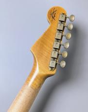 Fender Custom Shop Limited Edition Fat '64 Stratocaster Relic -Aged Sherwood Green Metallic over Red Sparkle-_10