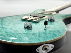 Paul Reed Smith [PRS] SE Custom 24 Quilt top -Sapphire-【3.34kg】【湖面キルト】_3