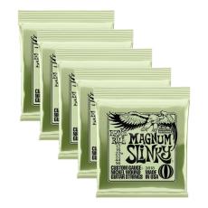 ERNIE BALL Magnum Slinky Nickel Wound Electric Guitar Strings 12-56 Gauge [2618]【5PACK】