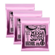 ERNIE BALL Mega Slinky Nickel Wound Electric Guitar Strings 10.5-48 Gauge [2213]【3PACK】