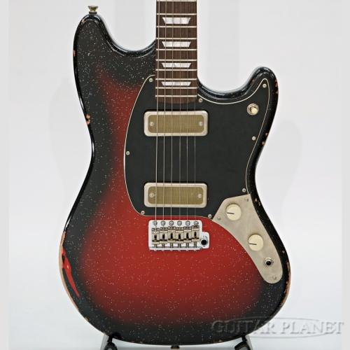 FANO Builder's Choice Alt De Facto MG6 -Silvertone Burst Medium Distress-