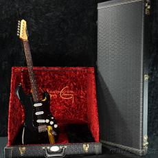 John Cruz Custom Guitars Premier Fifty Crossville ST "Eire" -Onyx Black with Yellow Stripe- 2022USED!!