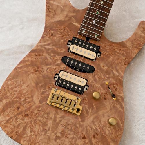 T's DST-Pro 24 5A Waterfall Burl Maple -Natural Matt / Steps Burner Natural Matt Back- #033136