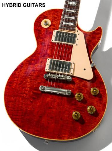 Gibson Custom Shop Les Paul Standard Flame Quilt Wine Red 