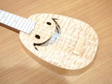 Cheezy Ukulele Pineapple キルテッドメイプル _10
