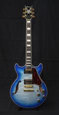 Ibanez AM93QM Jet Blue Burst_2