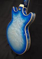 Ibanez AM93QM Jet Blue Burst_8