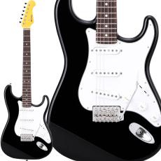 HISTORY HST-Standard BLK Black ハムバッカー切替可能 アルダーボディ エレキギター ストラトキャスター3年保証 日