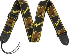 Fender Monogrammed Straps 099-0681-000 ストラップ モノグラム [Black/Yellow/Brown]0990681000