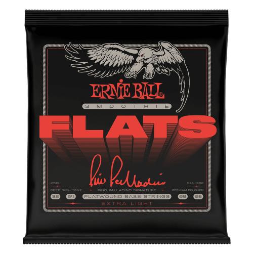 ERNIE BALL Pino Pradino Smoothie Flats Bass Strings エレキベース弦 エクストラライトPO2748