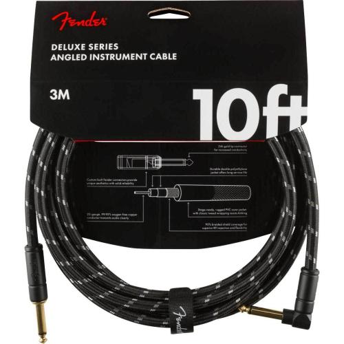 Fender Deluxe Tweed Cable 10ft Black シールド 3m ストレート-L ツイード