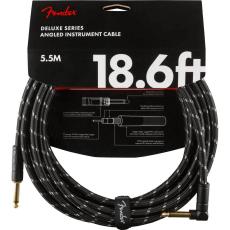 Fender Deluxe Tweed Cable 18.6ft Black シールド 5.5m ストレート-L ツイード