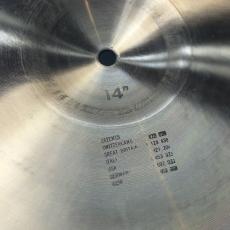 Paiste FORMULA 602 Sound Edge Hi Hat  14" 70s  Top 795g / Bottom 925g_10