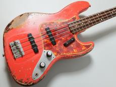 Fender Custom Shop MBS 1960 Jazz Bass Heavy Relic by Austin MacNutt Aged Fiesta Red over 3Color Sunburst【4.10kg】_5
