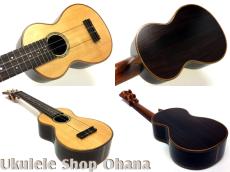 本郷道太 Hongoh Ukulele [soprano 390s] ソプラノロングネック シトカスプルース/インディアンローズウッド #155_3