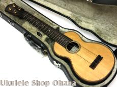 本郷道太 Hongoh Ukulele [soprano 390s] ソプラノロングネック シトカスプルース/インディアンローズウッド #155_5