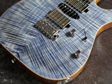 T's Custom Order DST-Pro24 HSH 5A Exotic Maple Top/H.Mahogany Faded Denim #033279 【選定激杢トップ】_3