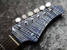 T's Custom Order DST-Pro24 HSH 5A Exotic Maple Top/H.Mahogany Faded Denim #033279 【選定激杢トップ】_8