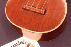 Martin 1950's Vintage Style 2M Mahogany Soprano with Ivoroid Binding Ukulele #5643_4