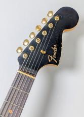 Fender Custom Shop 【当店特注品!】1962 Jaguar Heavy Relic / Black Over Olympic White W/Gold Parts [3.96kg]_5
