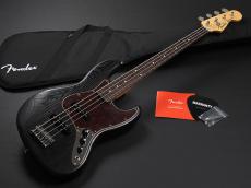 Fender Made in Japan Limited Jazz Bass Raw Ash Rosewood Fingerboard ~Black~_2