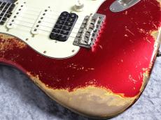 Luxxtone Guitars Choppa S Alder Old Candy Apple Red Destroyed Heavy Aged #0962【バリ虎ネック】【メーカー説明ページ】_4