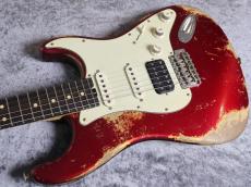 Luxxtone Guitars Choppa S Alder Old Candy Apple Red Destroyed Heavy Aged #0962【バリ虎ネック】【メーカー説明ページ】_5