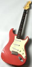 Fender Custom Shop 1960 Stratocaster Journeyman Relic Aged Fiesta Red#CZ587918_2