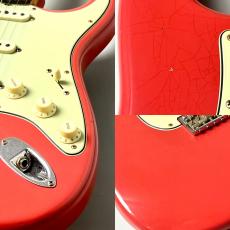 Fender Custom Shop 1960 Stratocaster Journeyman Relic Aged Fiesta Red#CZ587918_3