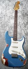Fender Custom Shop Texas Stratocaster Heavy Relic Blue Flake / Candy Apple Red / Aged Olympic white [3.39kg]_3