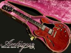 Gibson ES-335TDC 1963 "Vivid" Cherry Red /Figured Maple Body, Black Jacaranda FB /Hi-Originality Parts & Virgin Solder 3.77kg "Eric Clapton Crossroads Spec"
